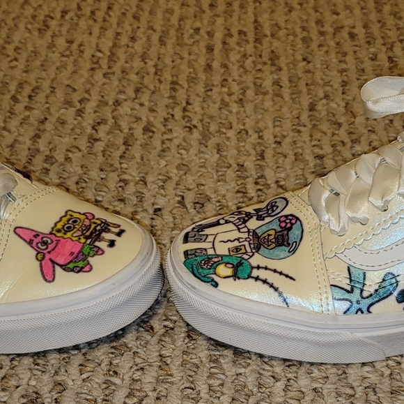 Custome VANS tennis shoes "SpongeBob" - Picture 2 of 14